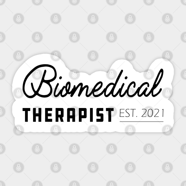 Biomedical Therapist  2021 Sticker by KC Happy Shop